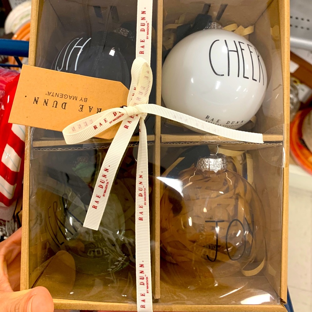 Rae Dunn ornaments